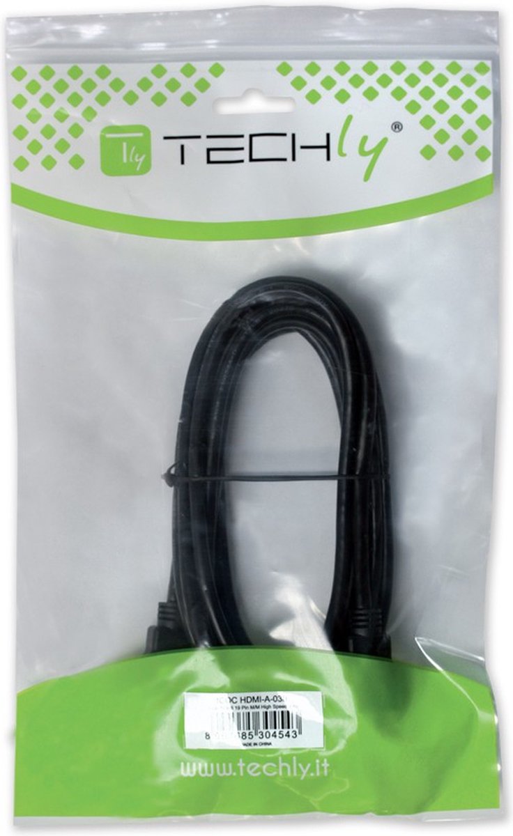 Techly ICOC-HDMI-4-EXT075 HDMI kabel 7,5 m HDMI Type A (Standaard) Zwart