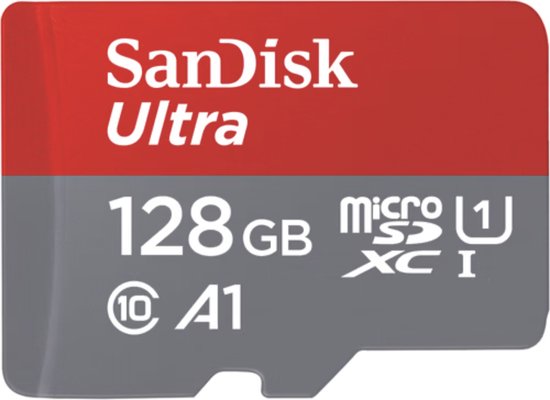 Carte mémoire SanDisk Ultra MicroSDXC 128 Go - Stockage rapide et spacieux pour tous vos appareils