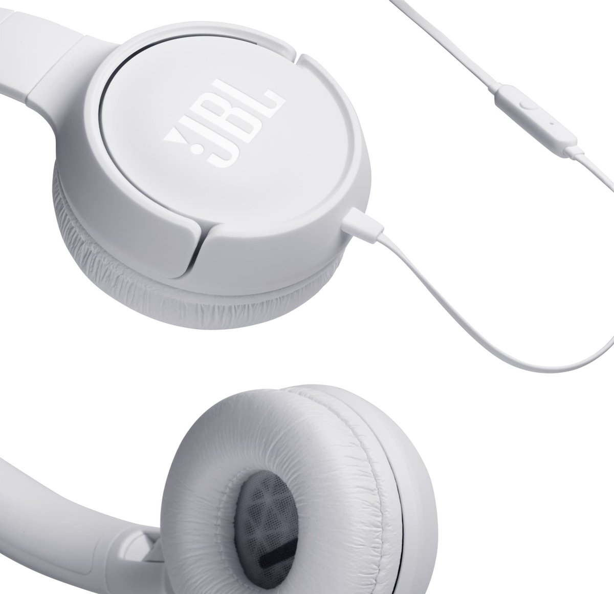 JBL Tune 500 Bedrade On-Ear Koptelefoon - Wit - afbeelding 2