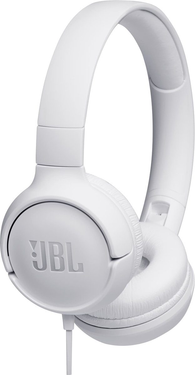 JBL T500 - On-ear koptelefoon - Wit