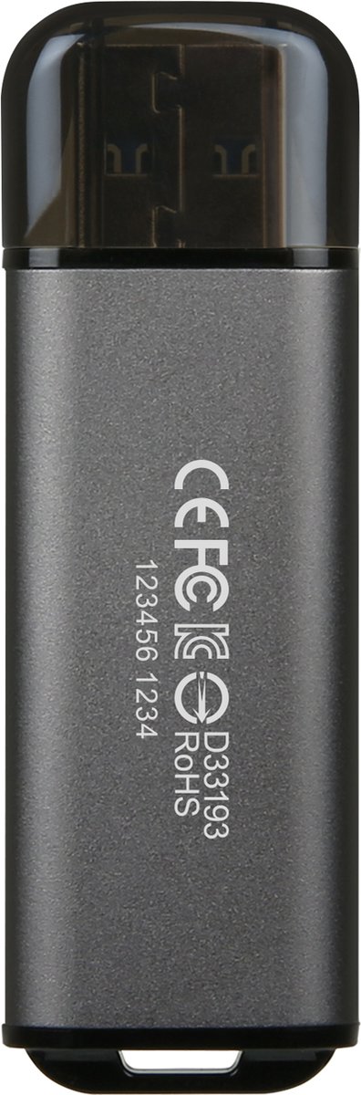 Transcend JetFlash 920 USB-stick 128 GB USB 3.2 Gen 1 Spacegrijs TS128GJF920