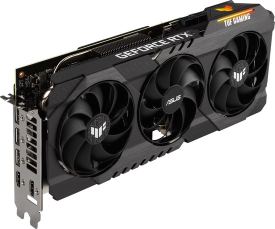 【Moba Moba】GeForce RTX 3070Ti ASUS Grafische kaart RTX 3070 Ti - 8GB GDDR6 - PCIe 4.0 - 90YV0GY0