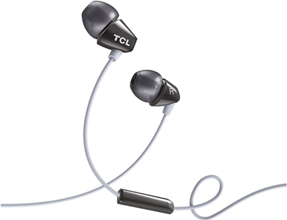 TCL Wired In-Ear Earphones with Mic - phantom black