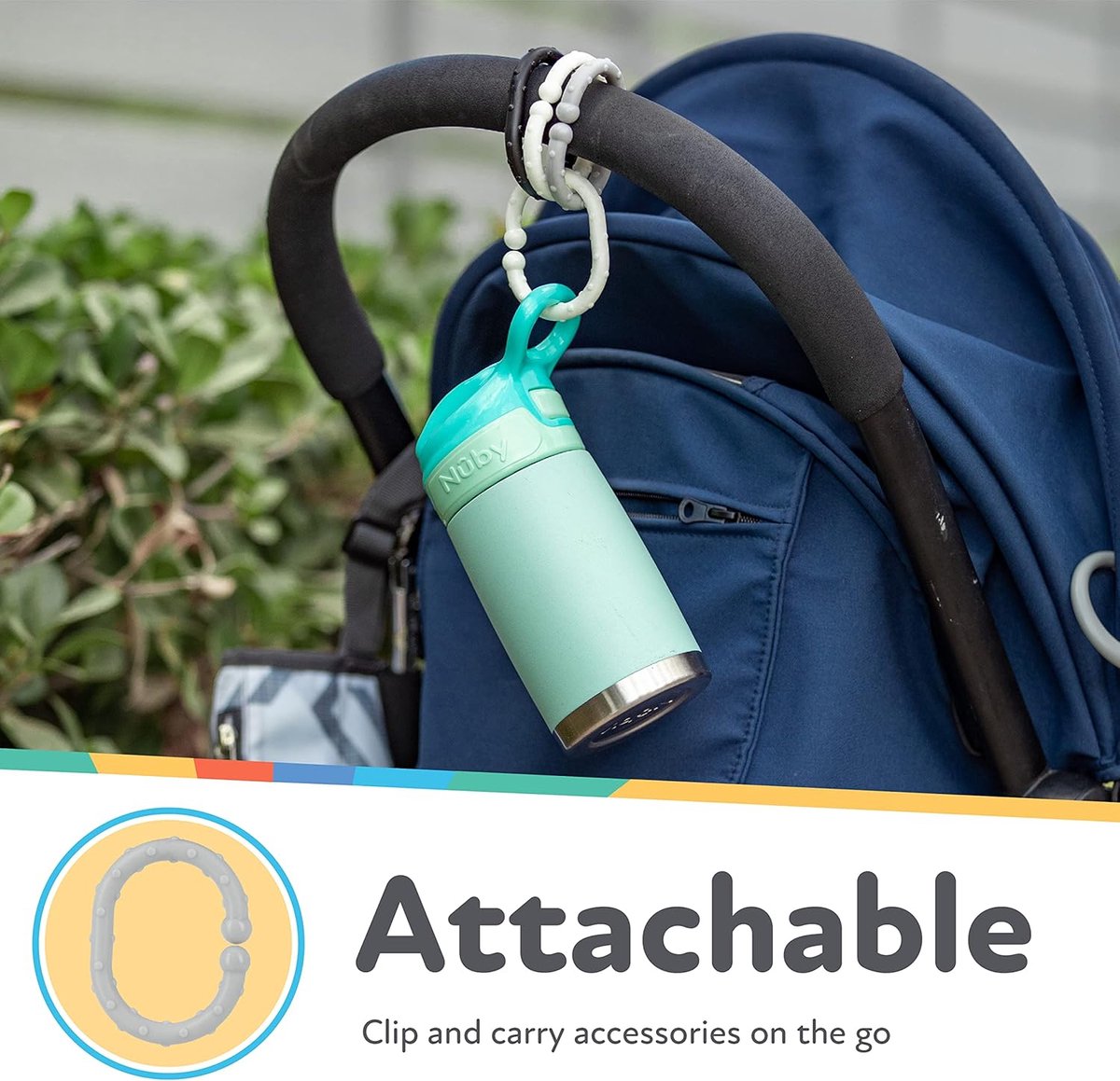 Nûby Kinderwagenketting – 18 stuks - Afbeelding 3