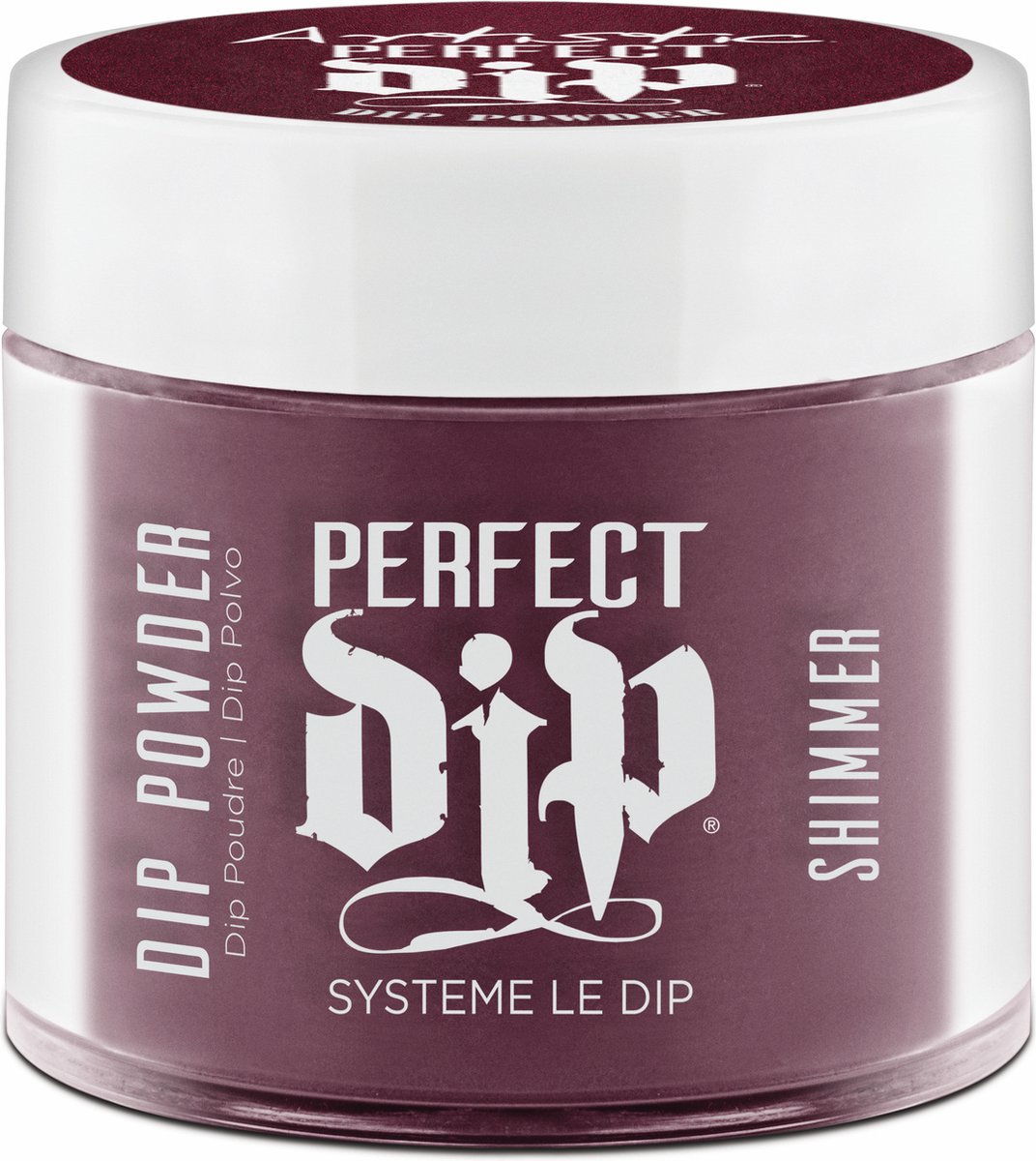 Goedkoopste Artistic Nail Design Perfect Dip Poeder ' Madam Rouge ' ( Rijke Magenta Parelmoer