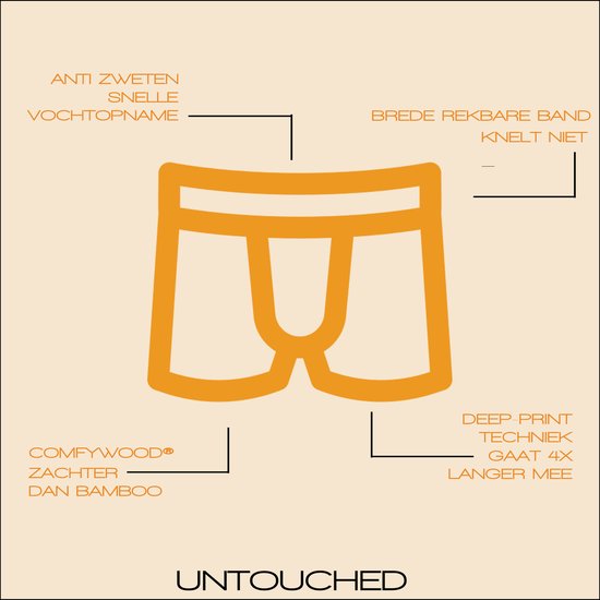 Pack de 2 boxers Untouched Sandy Hips hommes + Chaussettes - 39-42 - L - Cadeaux rigolos - Coffret homme - Conseils cadeaux homme