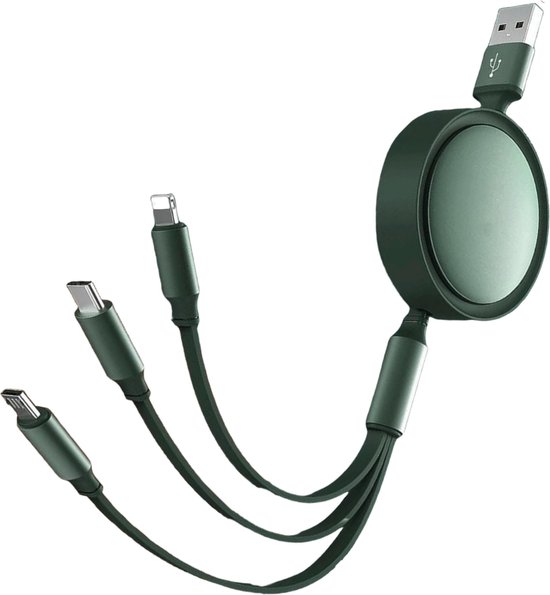 CoverMore Multi USB oplader kabel - 3 in 1 - Bol