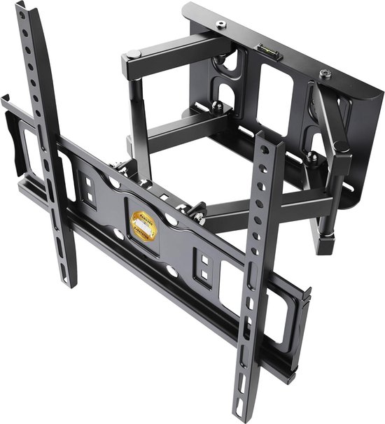 RICOO TV muurbeugel TV draaibaar kantelbaar voor 32-55 inch, universele tv- beugel S3244, televisiebeugel voor muur, muurbeugel TV 55 inch, tot 30 kg met max. VESA 400x400 mm