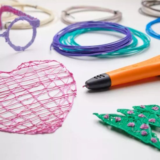 Filamenten Kruzzel PLA 3D-filamenten Set - 60m Kleurrijk en Milieuvriendelijk ...