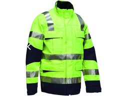 GORE-TEX - Sentai HI-VIZ - Parka - Werkjas - Werkkleding - Weerbestendig - Antistatisch - Hittebestendig - Vlambestendig - Brandwerend