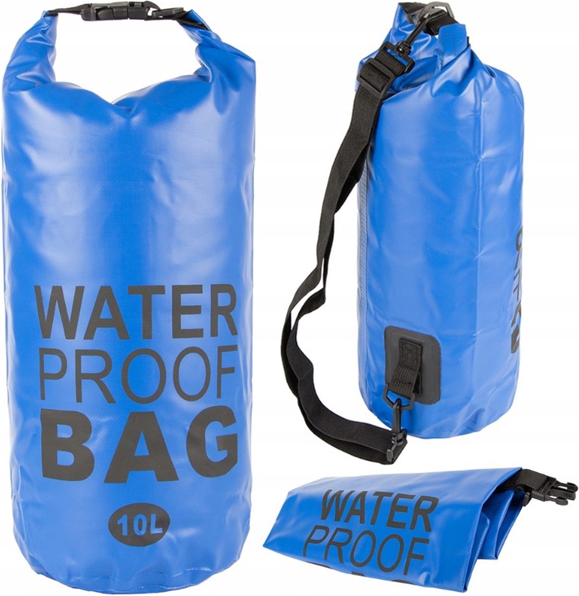 Waterdichte zak - Opbergzak - Waterproof bag - Tas - Waterdichte tas - Opberg tas - 10L - Blauw