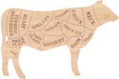 Planche à découper Esschert Design en forme de vache