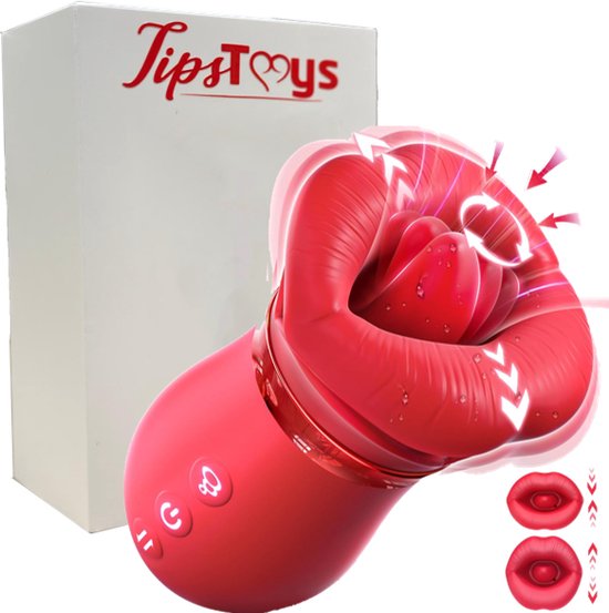 TipsToys Tong Vibrator - Met zuig- en likstanden voor clitoris en tepels - Sex | bol TipsToys Tong Vibrator - Met zuig- en likstanden voor clitoris en tepels - Sex | bol