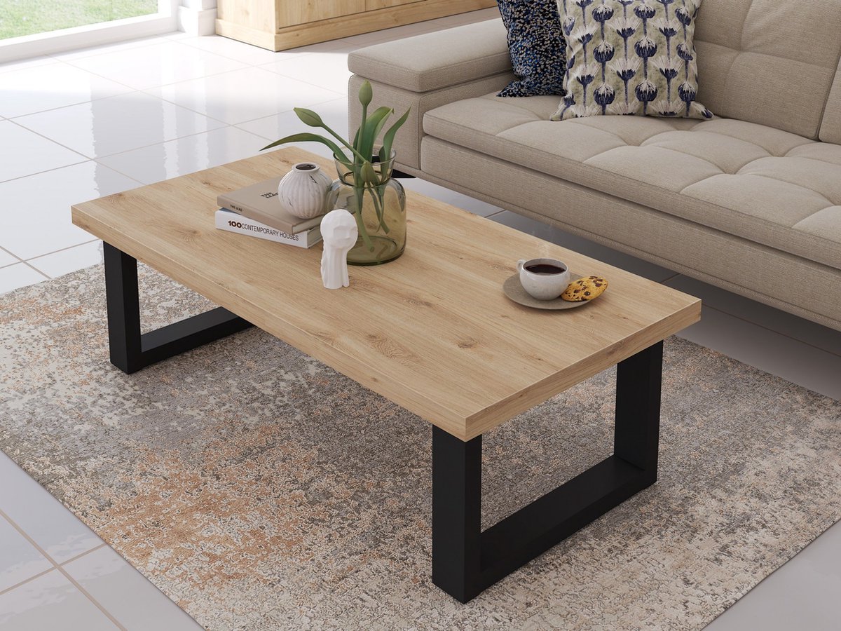 Favorie - Balencia lichte eik - salontafel 130x65cm
