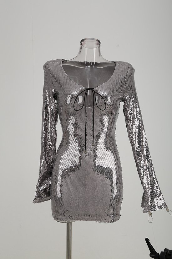 Dames Feestjurk Fluwelen Jurk Maxi-jurk Groen Lange Mouw Afdrukken Splitsen Fluweel Winter Herfst V Hals Stijlvol Modern 2022 S M L Xl Xxl 3xl Schede Jurk Li