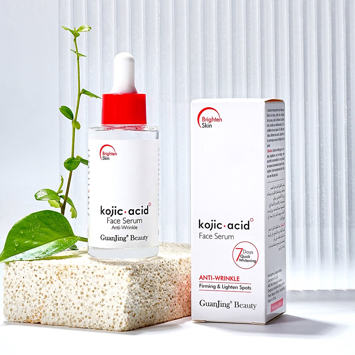 Kojic Acid Gezichtsserum Serum - Kojic Acid Serum - Antirimpel - Anti-Rimpel
