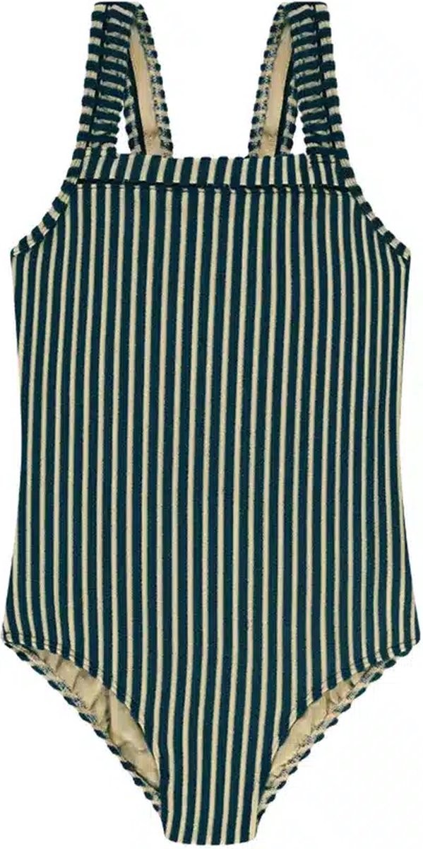 Beachlife Badpak - Knitted Stripe - 98/104 groen