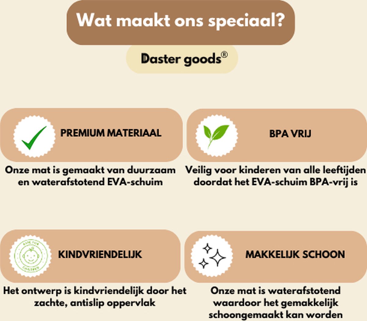 Speelmat – Puzzelmat – Babygym – Speelmat Foam voor Baby en Peuters – Speelkleed – Inclusief Opbergtas – Kinderen vanaf 0 jaar — afbeelding 7