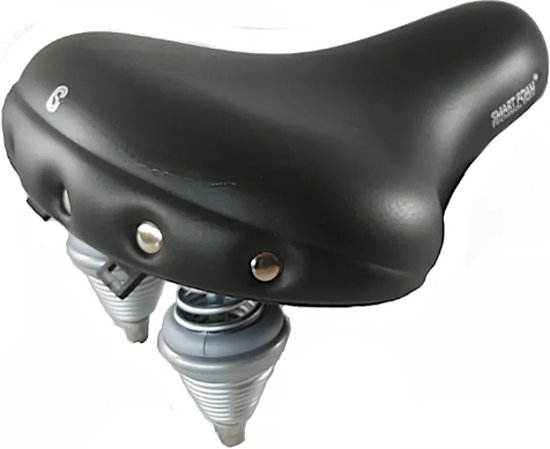 Foto: Selle comfort retro xl fietszadel zwart drifter met smart foam techniek