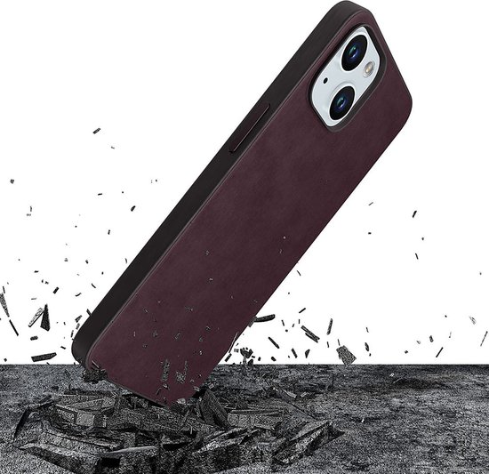 Coque de téléphone 3mk HARDY MagFabric Berry pour Apple iPhone 15 Plus