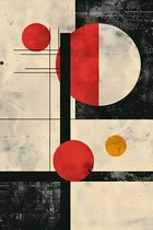 Résumé Affiche | Formes Poster | Affiche d'art moderne | Affiche créative | Affiche graphique | 61x91cm | MT | Décoration murale | Affiche murale | Convient pour l'encadrement