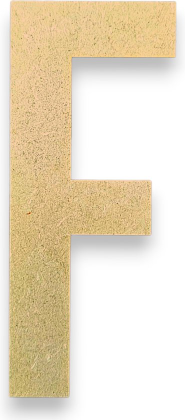 MGM Trading - F - Letters en Cijfers van MDF - 10 cm hoog - 9MM Dik ...