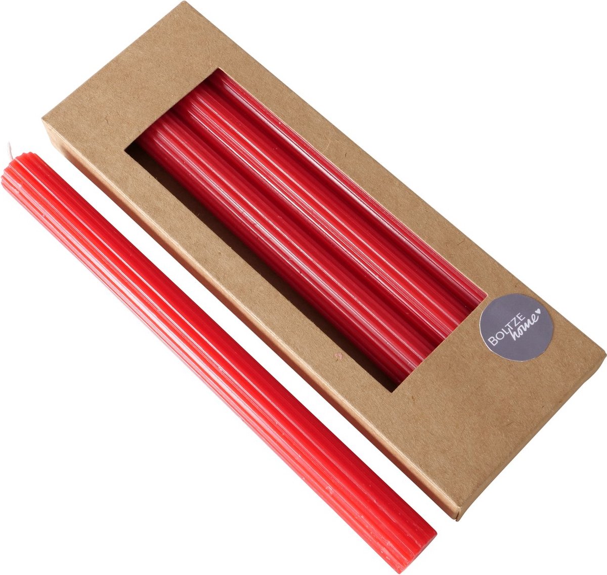 Boltze Home Dinerkaars 25 cm diameter 2,3 cm Classic rood