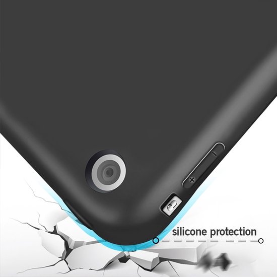 Mobiq - Étui flexible Tri-folio pour iPad 9.7 (2018/2017), pour iPad Air 2, pour iPad Air 1 - violet