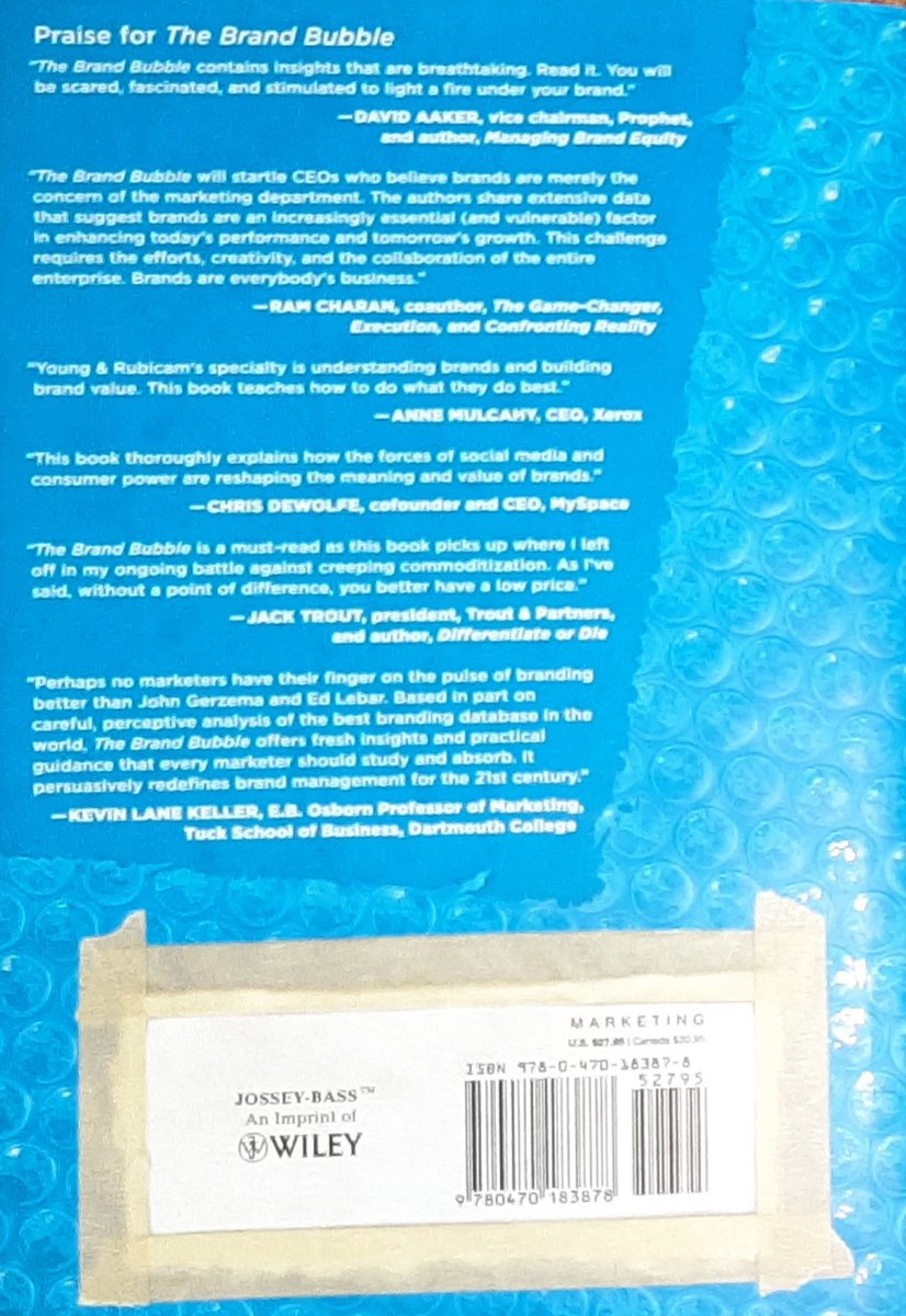 Brand Bubble - back cover