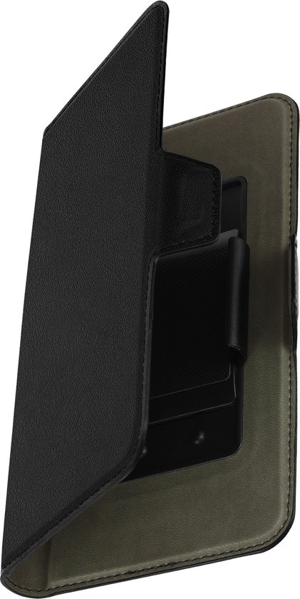 Myway, Folio cover Universel 170 x 88 mm pour smartphone avec porte-carte/billet, Zwart
