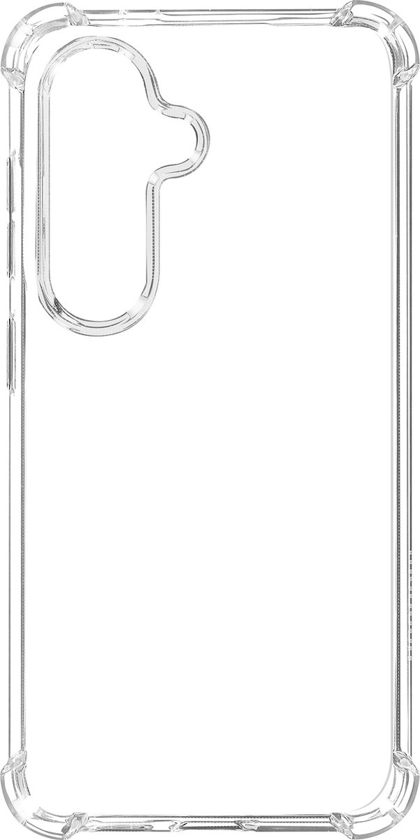 Avizar Hoes Geschikt voor Samsung Galaxy A55 5G Versterkte bumper, Transparant