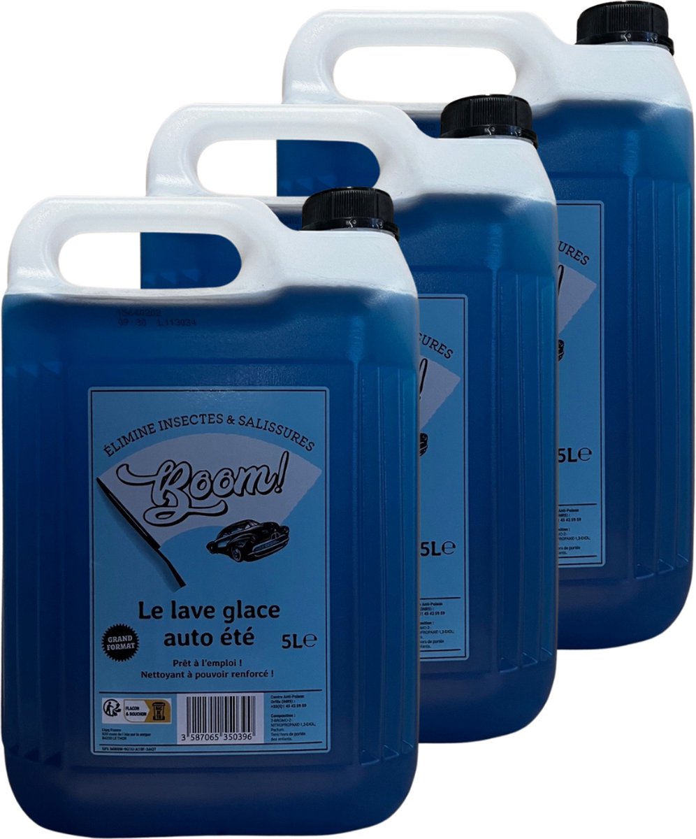 Ruitensproeiervloeistof zomer 3x5L (=15L!) - Voordeelverpakking
