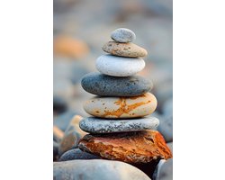 Rotsen Poster - Natuur - Landschap - Stenen - Rotsformatie - Unieke - posters - formaat 50x70cm - Wanddecoratie - S3010MT