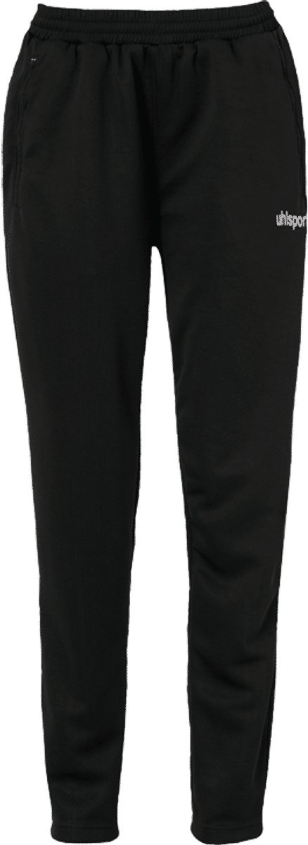 Uhlsport Essential Polyesterbroek Dames - Zwart / Wit | Maat: XL