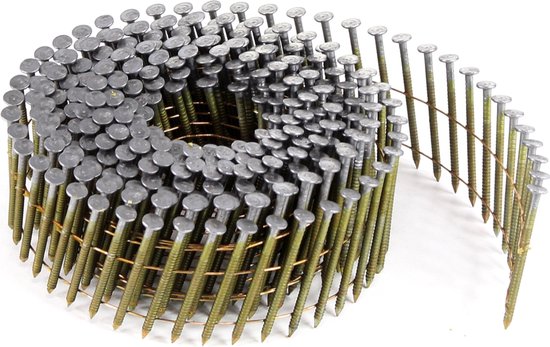 Prebena CNW25/45BKRI Clous à rouleaux vierges avec tige annulaire - 10800 pièces