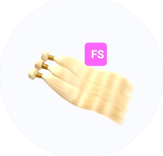 1 Tresse Extension Cheveux Brésiliens 100% Naturels - 60 Cm (24") - À Coudre