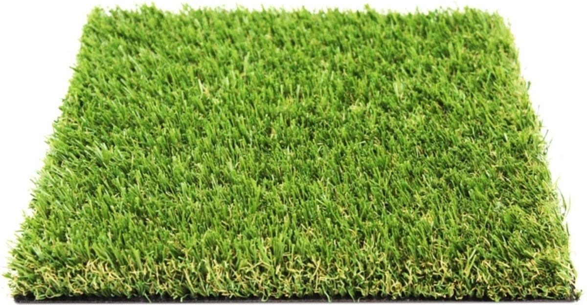 Superstunt Floortraders - Kunstgras - Grastapijt-Madrid 30 MM voor tuin/ balkon / terras - 300x400 incl. stabilisatiedoek en kunstgrashaken, duurzaam, natuurlijk ogend, superzacht !!