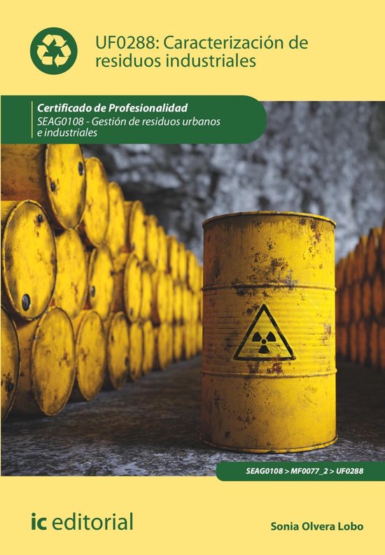 Caracterización de residuos industriales. SEAG0108 - cover