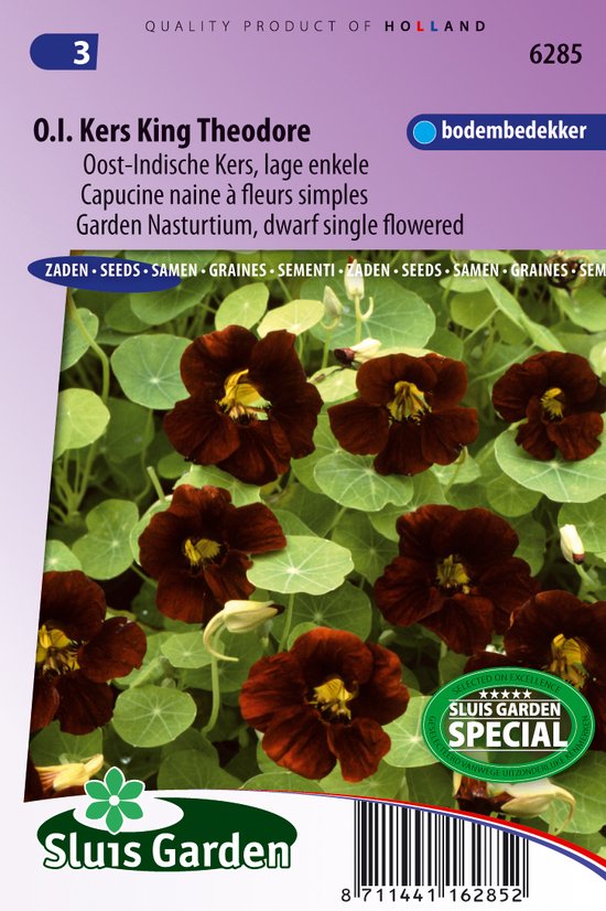 Sluis Garden - Oost-Indische Kers King Theodore (Tropaeolum)