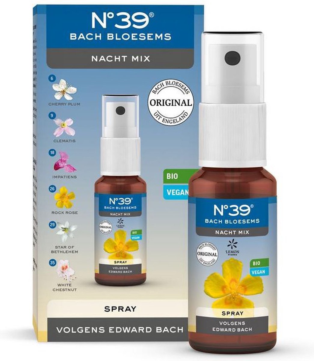 Goedkoopste Bach Bloesem Spray nr. 39 nacht bio 20 Milliliter