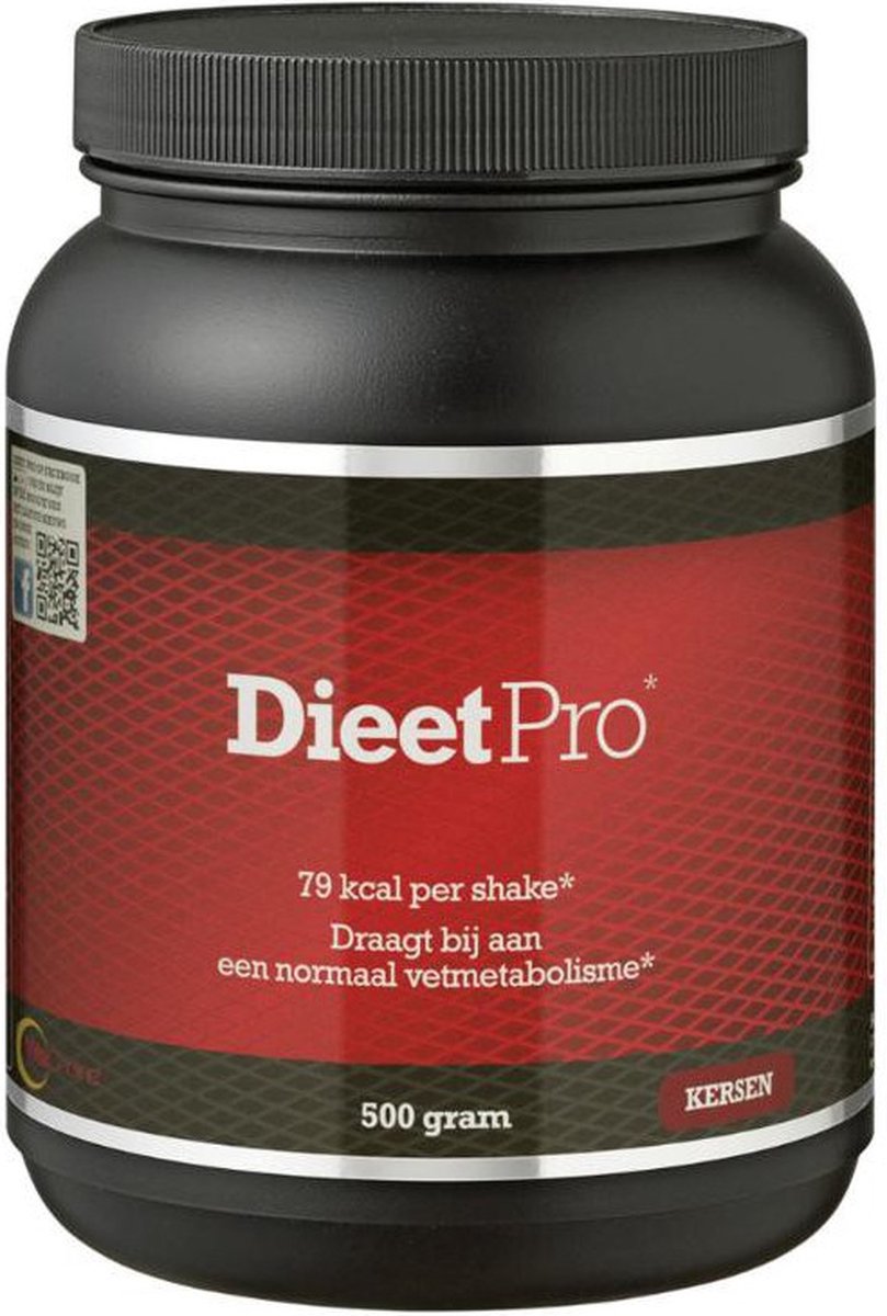 Goedkoopste Nutri Dynamics Dieet Pro Eiwitshake Kersen - 500 gram