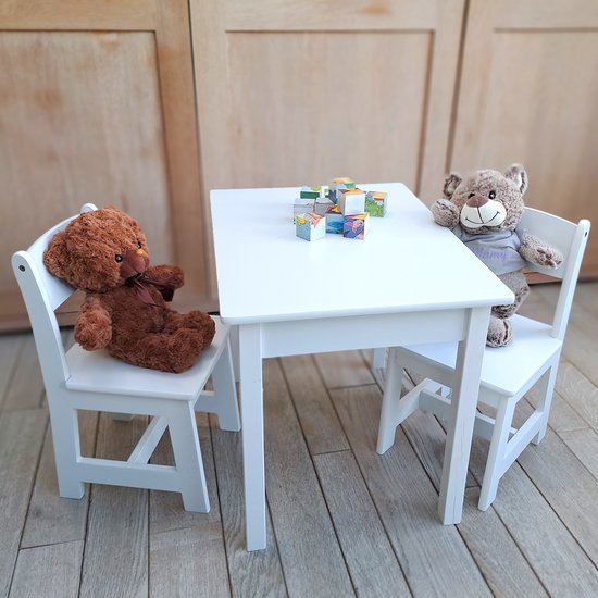 Relaxdays kindertafel met 2 stoelen - indoor zitgroep voor kinderen - 3 Relaxdays kindertafel met 2 stoelen - indoor zitgroep voor kinderen - 3