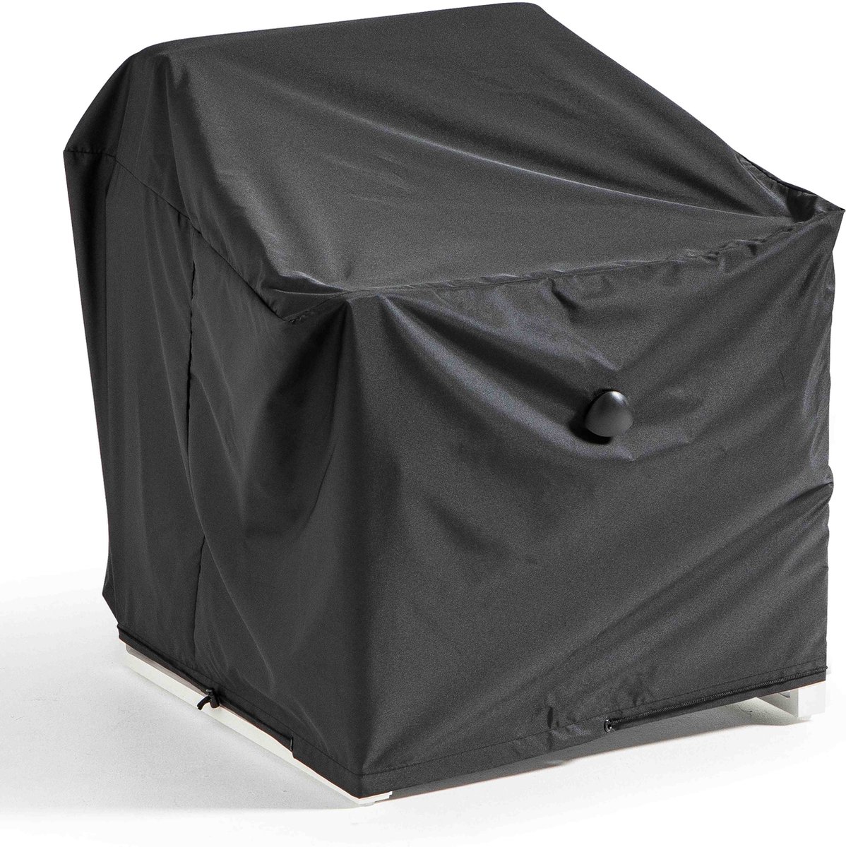 Oviala - Zwarte tuinstoelhoes 75 x 75 x 60 cm - Cov'Up