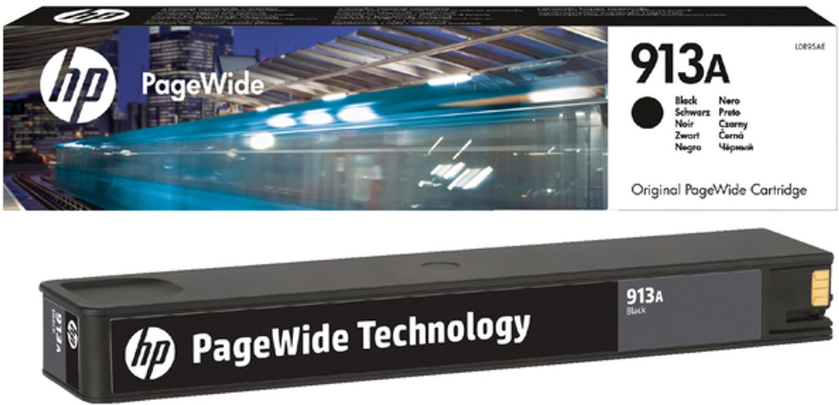 HP 913A - PageWide Inktcartridge / Zwart (L0R95AE)