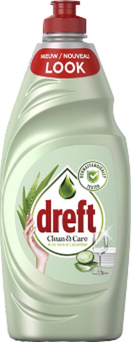 Dreft Clean & Care Afwasmiddel Aloe Vera & Cucumber 650 ml