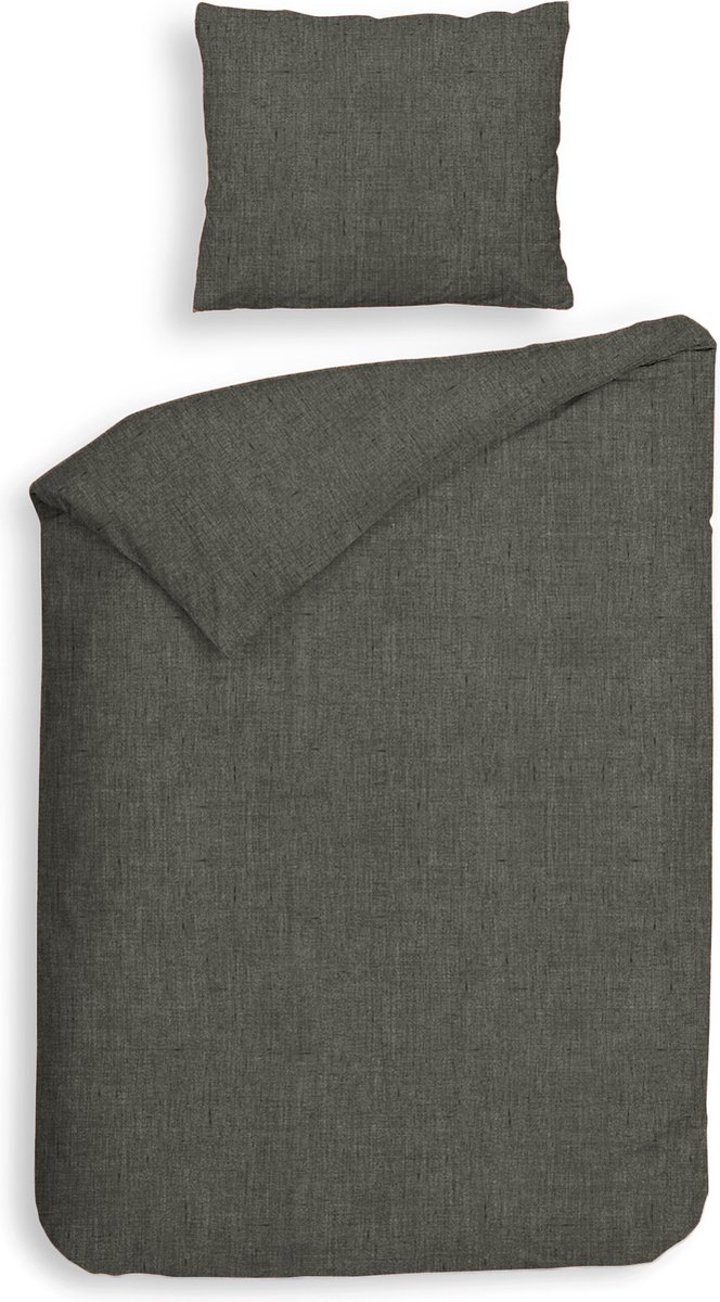 Heckettlane Heckett & Lane Flanel dekbedovertrek Franela (Frost Grey) - 140x200/220 cm