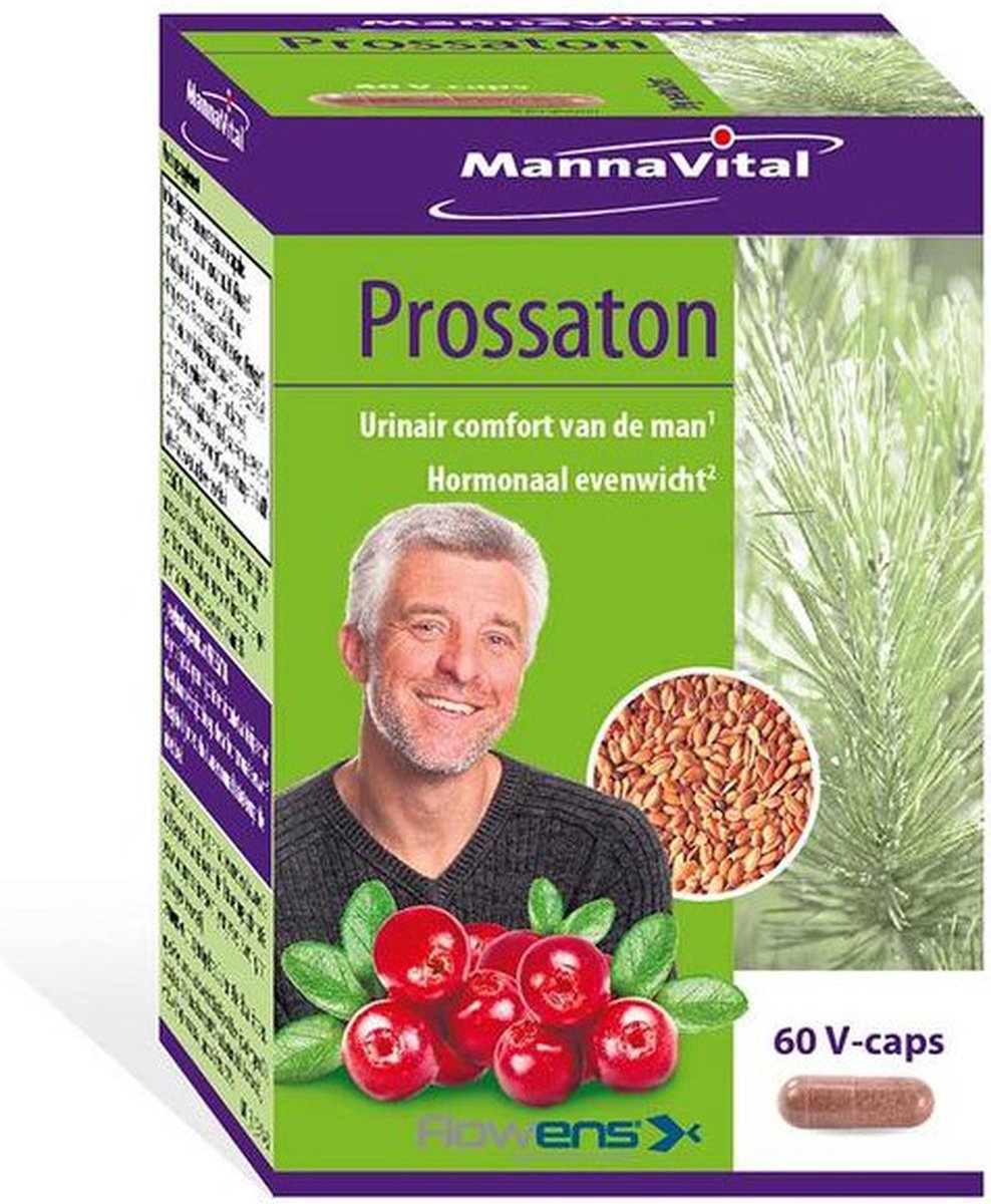 Goedkoopste Mannavital Prossaton 60 Vegetarische capsules