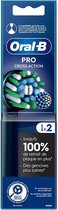 Oral-B CrossAction Zwart Opzetborstels - 2 stuks