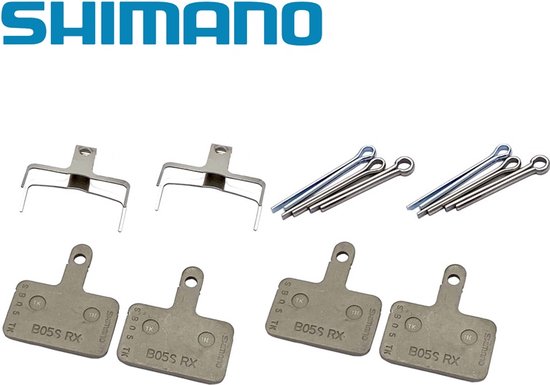 Foto: Remblok set shimano b01s b05s resin disc brake pad 4 stuks 2 paar voor en achter