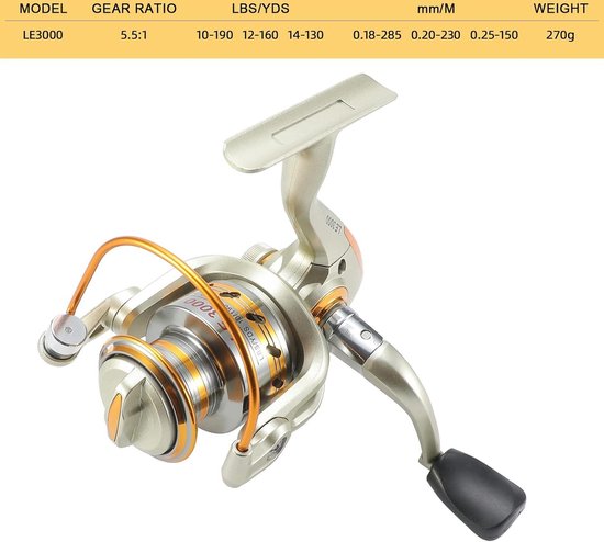 Volledige kit telescopische hengel en reel combo - spinning visserij set met 100 m vislijn - haken jig head visaas - vissen draagtas hoes (21 m) van Magreel — afbeelding 2